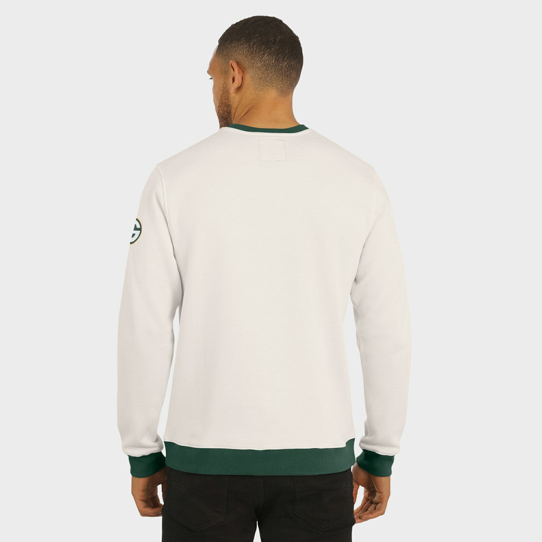 Darius Rucker Collection Colorblock Pullover Sweatshirt - Green Bay Packers