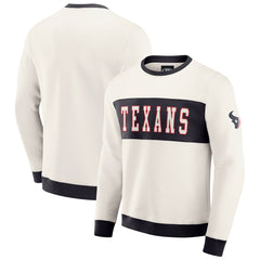 Darius Rucker Collection Colorblock Pullover Sweatshirt - Houston Texans