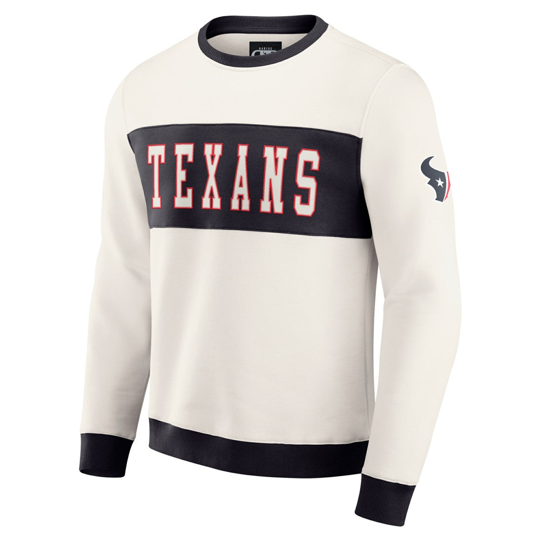 Darius Rucker Collection Colorblock Pullover Sweatshirt - Houston Texans