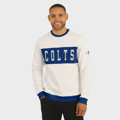 Darius Rucker Collection Colorblock Pullover Sweatshirt - Indianapolis Colts