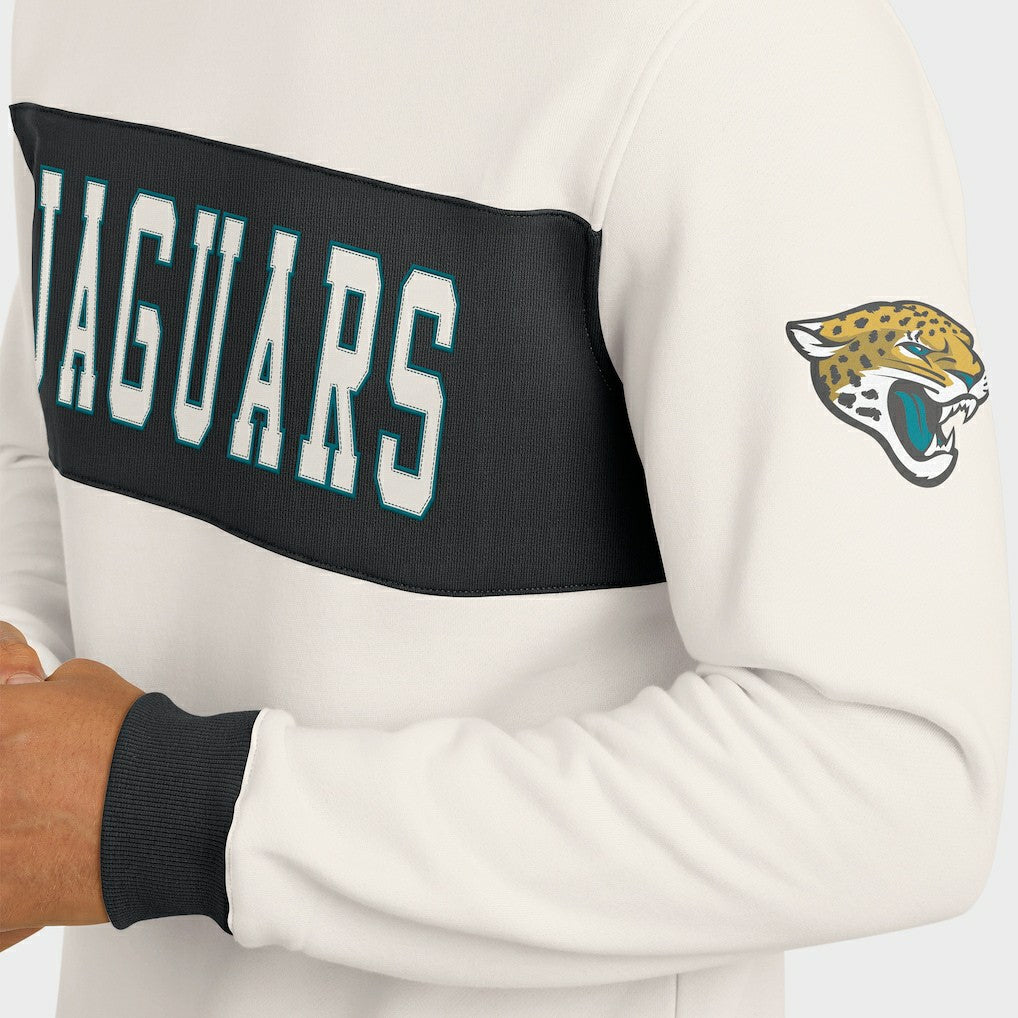 Darius Rucker Collection Colorblock Pullover Sweatshirt - Jacksonville Jaguars