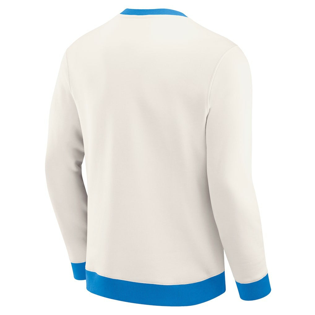 Darius Rucker Collection Colorblock Pullover Sweatshirt - Los Angeles Chargers