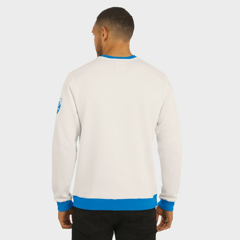 Darius Rucker Collection Colorblock Pullover Sweatshirt - Los Angeles Chargers