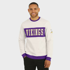 Darius Rucker Collection Colorblock Pullover Sweatshirt - Minnesota Vikings