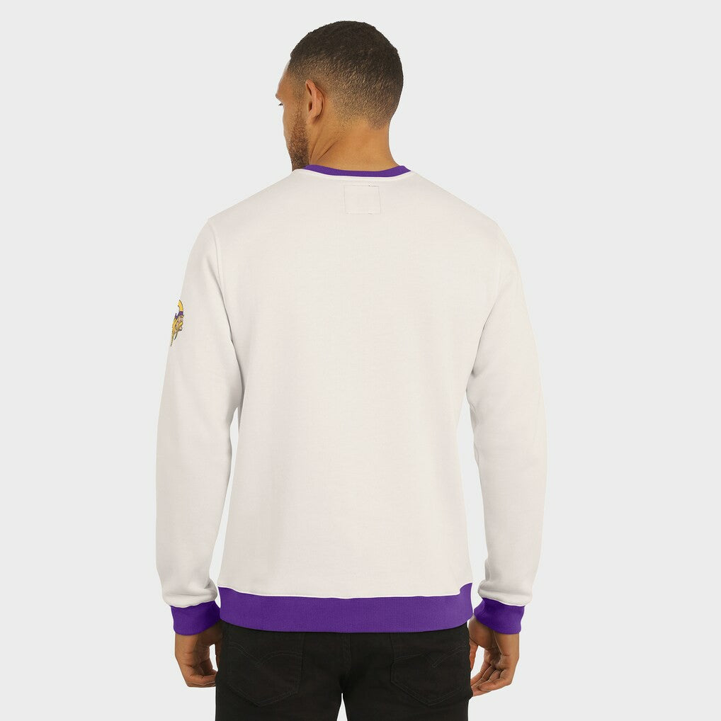 Darius Rucker Collection Colorblock Pullover Sweatshirt - Minnesota Vikings