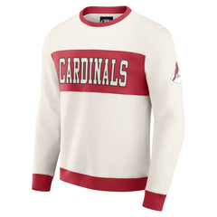 Darius Rucker Collection Colorblock Pullover Sweatshirt - Arizona Cardinals