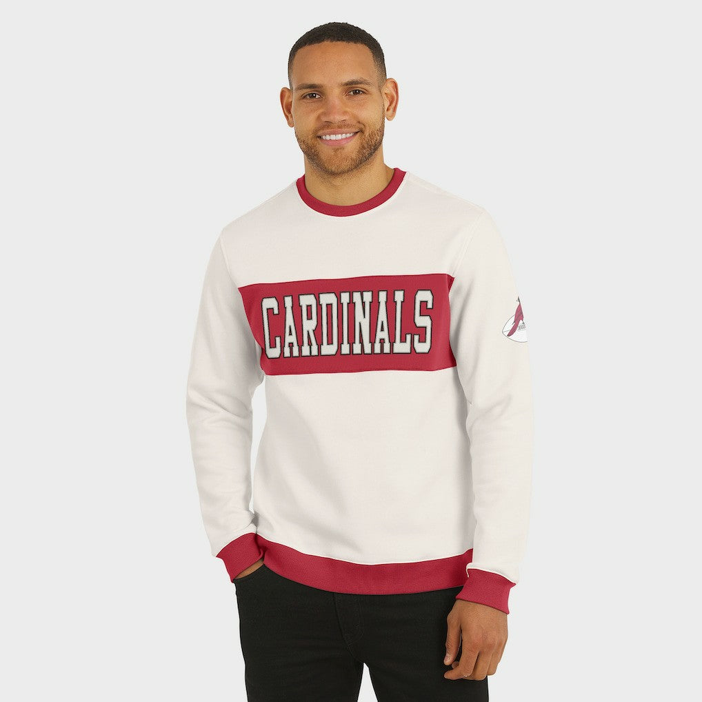 Darius Rucker Collection Colorblock Pullover Sweatshirt - Arizona Cardinals