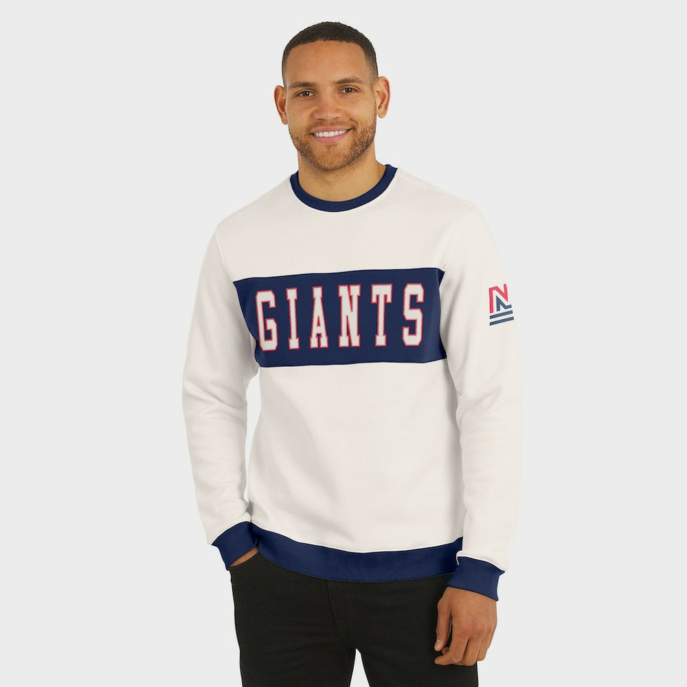 Darius Rucker Collection Colorblock Pullover Sweatshirt - New York Giants