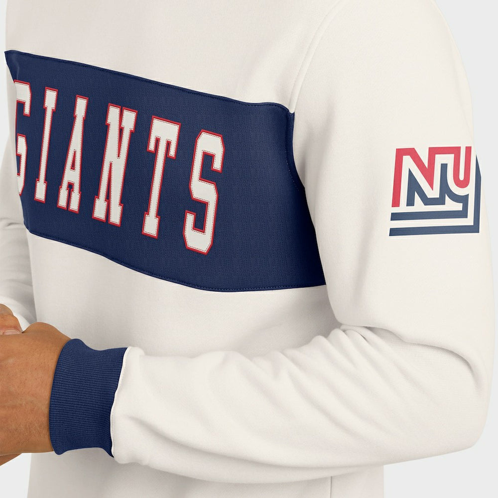 Darius Rucker Collection Colorblock Pullover Sweatshirt - New York Giants