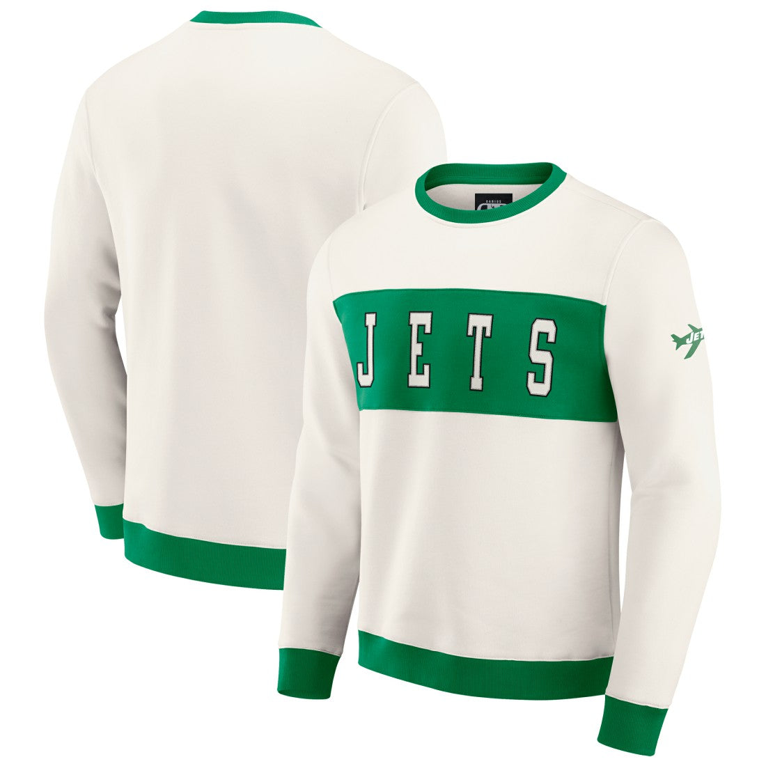 Darius Rucker Collection Colorblock Pullover Sweatshirt - New York Jets