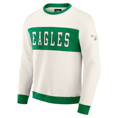 Darius Rucker Collection Colorblock Pullover Sweatshirt - Philadelphia Eagles
