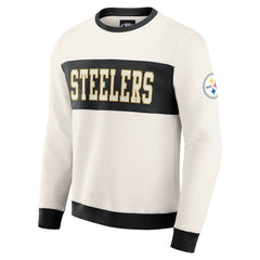 Darius Rucker Collection Colorblock Pullover Sweatshirt - Pittsburgh Steelers