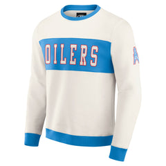 Darius Rucker Collection Colorblock Pullover Sweatshirt - Tennessee Titans