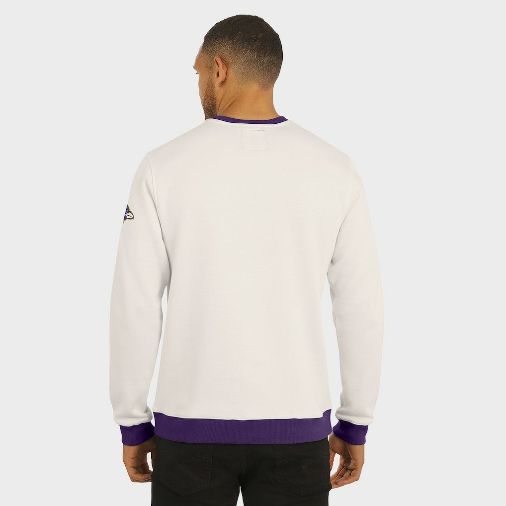 Darius Rucker Collection Colorblock Pullover Sweatshirt - Baltimore Ravens