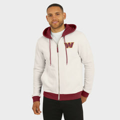 Darius Rucker Collection Distressed Graphics Full-Zip Hoodie - Washington Commanders