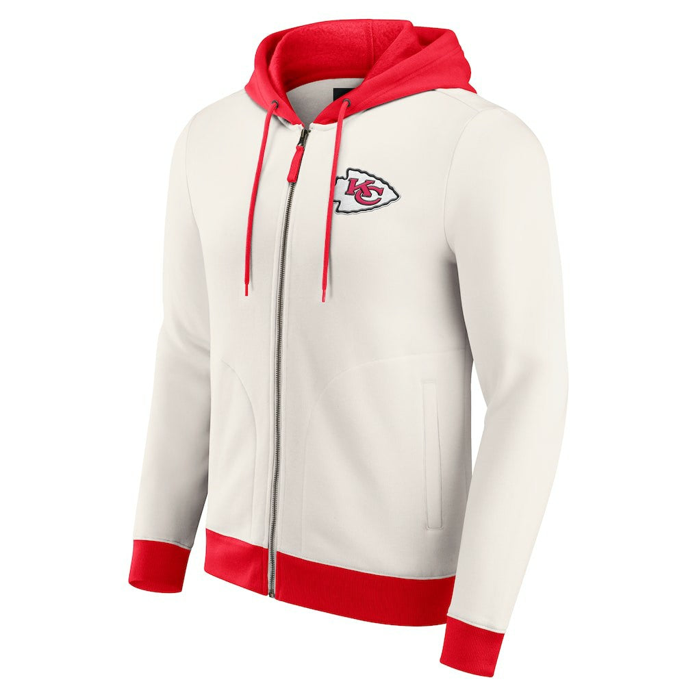 Darius Rucker Collection Distressed Graphics Full-Zip Hoodie - Kansas City Chiefs