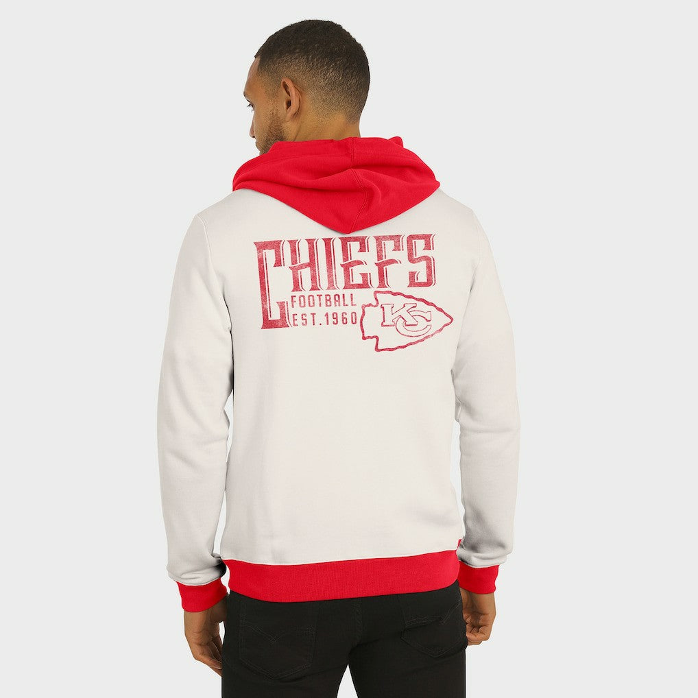 Darius Rucker Collection Distressed Graphics Full-Zip Hoodie - Kansas City Chiefs