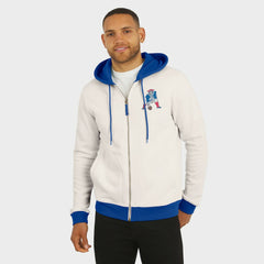 Darius Rucker Collection Distressed Graphics Full-Zip Hoodie - New England Patriots