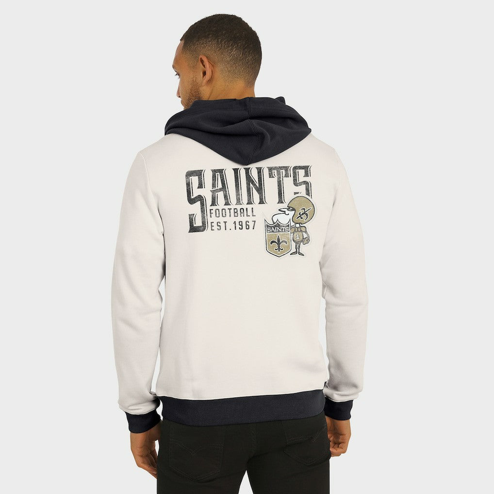 Darius Rucker Collection Distressed Graphics Full-Zip Hoodie - New Orleans Saints