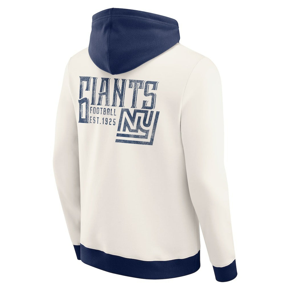 Darius Rucker Collection Distressed Graphics Full-Zip Hoodie - New York Giants