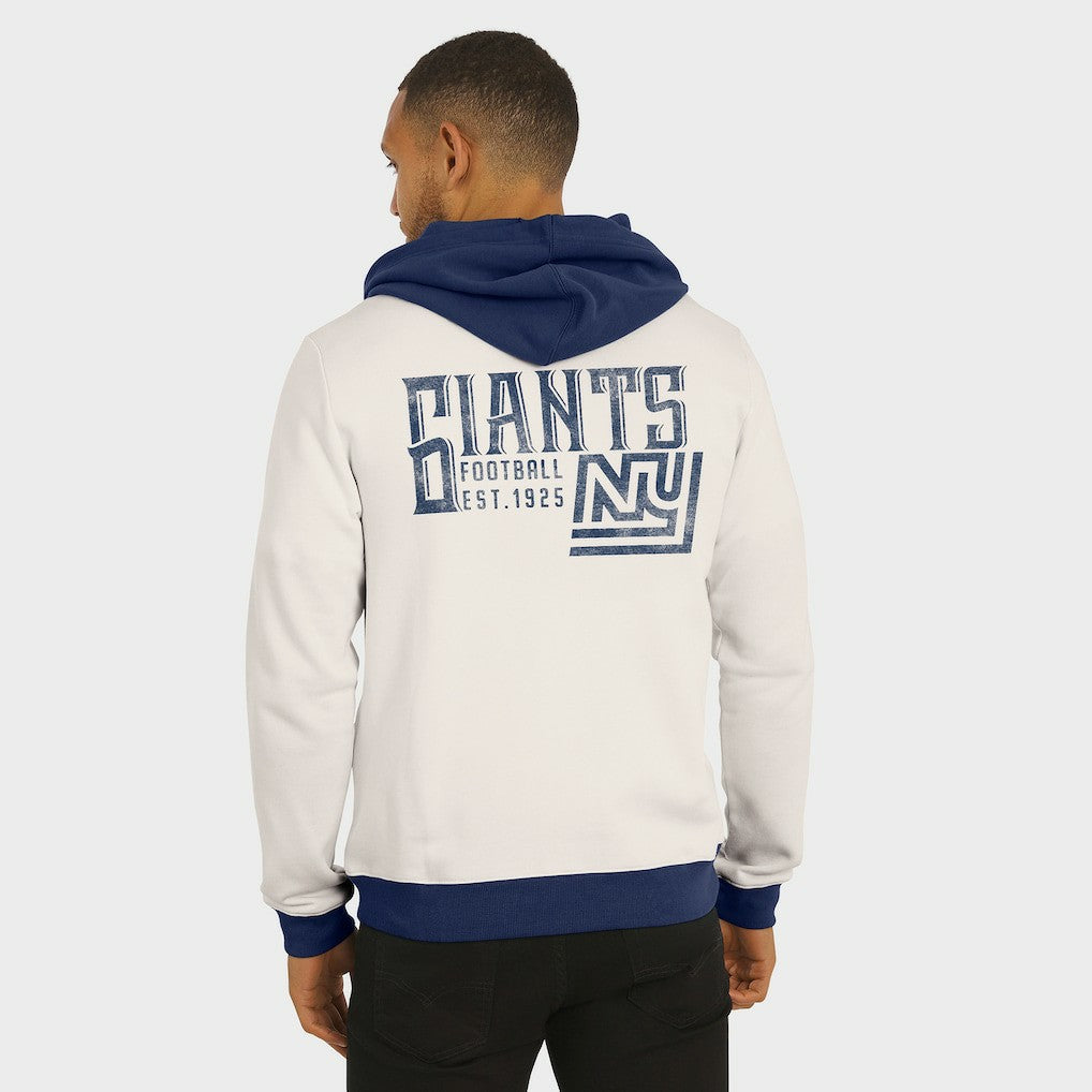 Darius Rucker Collection Distressed Graphics Full-Zip Hoodie - New York Giants