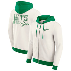 Darius Rucker Collection Distressed Graphics Full-Zip Hoodie - New York Jets