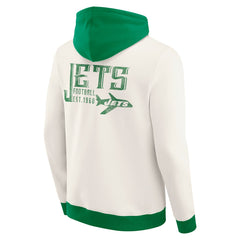 Darius Rucker Collection Distressed Graphics Full-Zip Hoodie - New York Jets