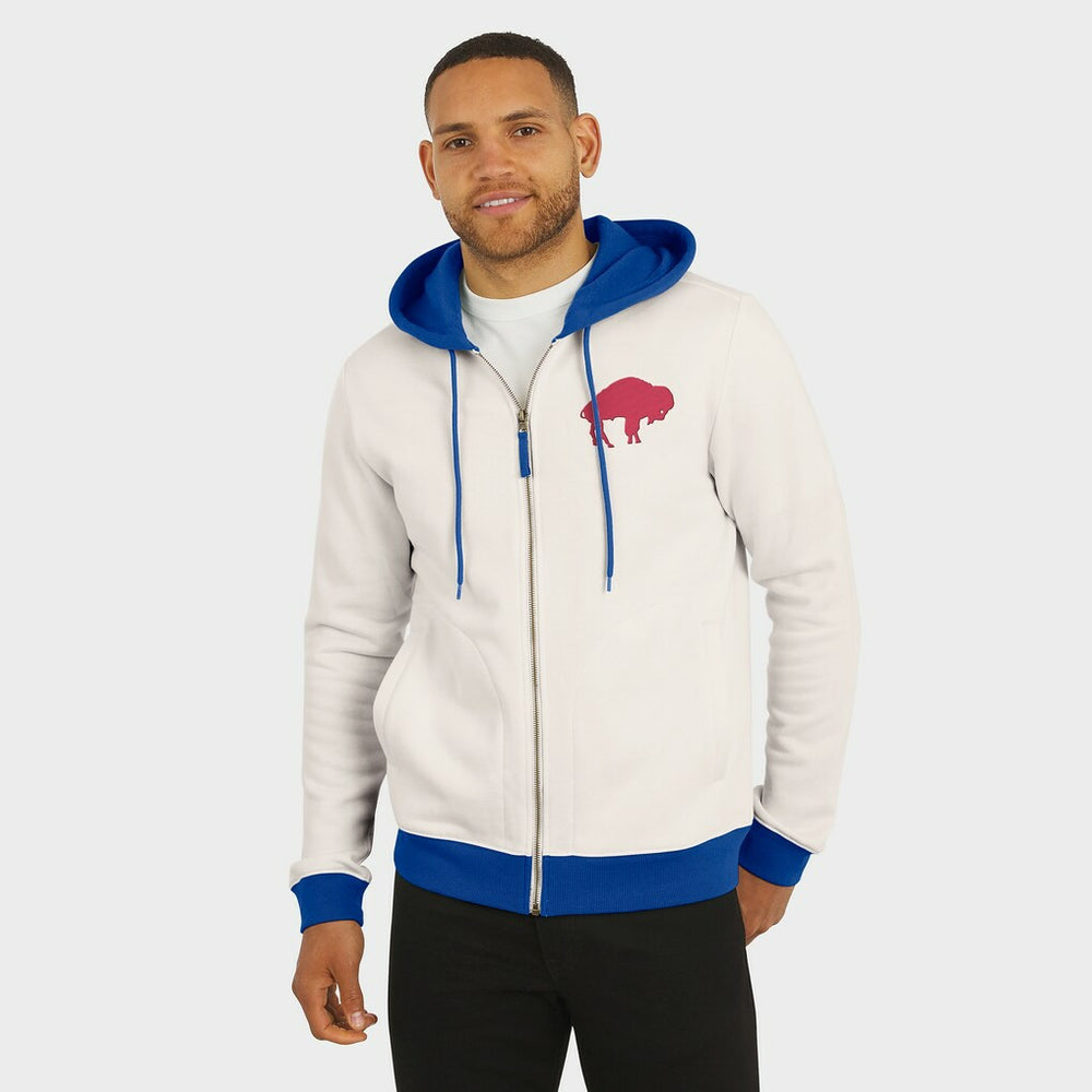 Darius Rucker Collection Distressed Graphics Full-Zip Hoodie - Buffalo Bills