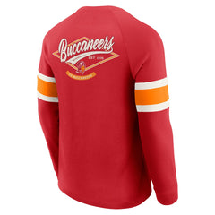 Darius Rucker Collection Waffle-Knit Raglan Long Sleeve Henley T-Shirt - Tampa Bay Buccaneers