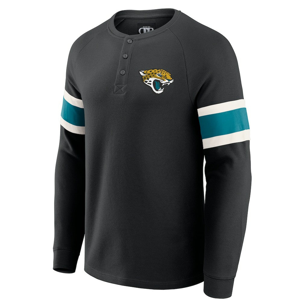 Darius Rucker Collection Waffle-Knit Raglan Long Sleeve Henley T-Shirt - Jacksonville Jaguars