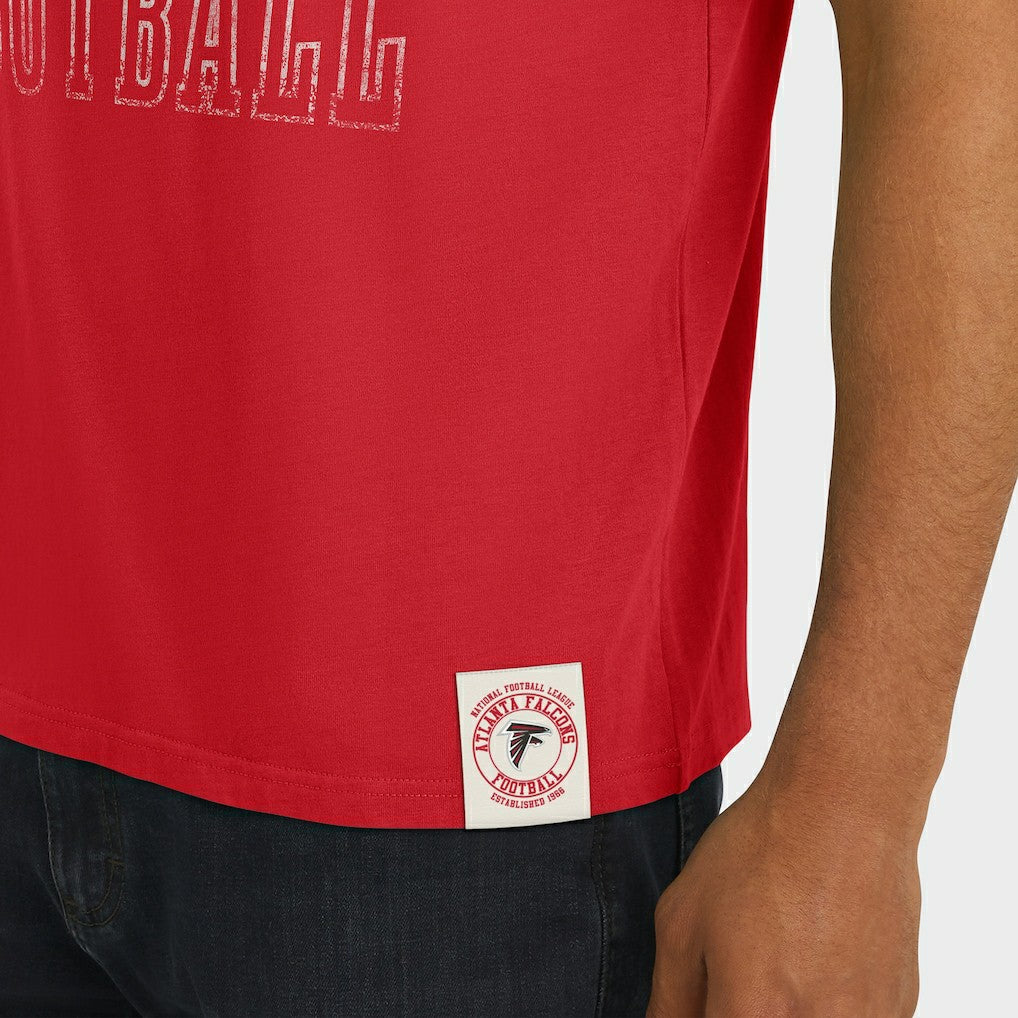 Darius Rucker Collection Football Stripe Sleeve T-Shirt - Atlanta Falcons