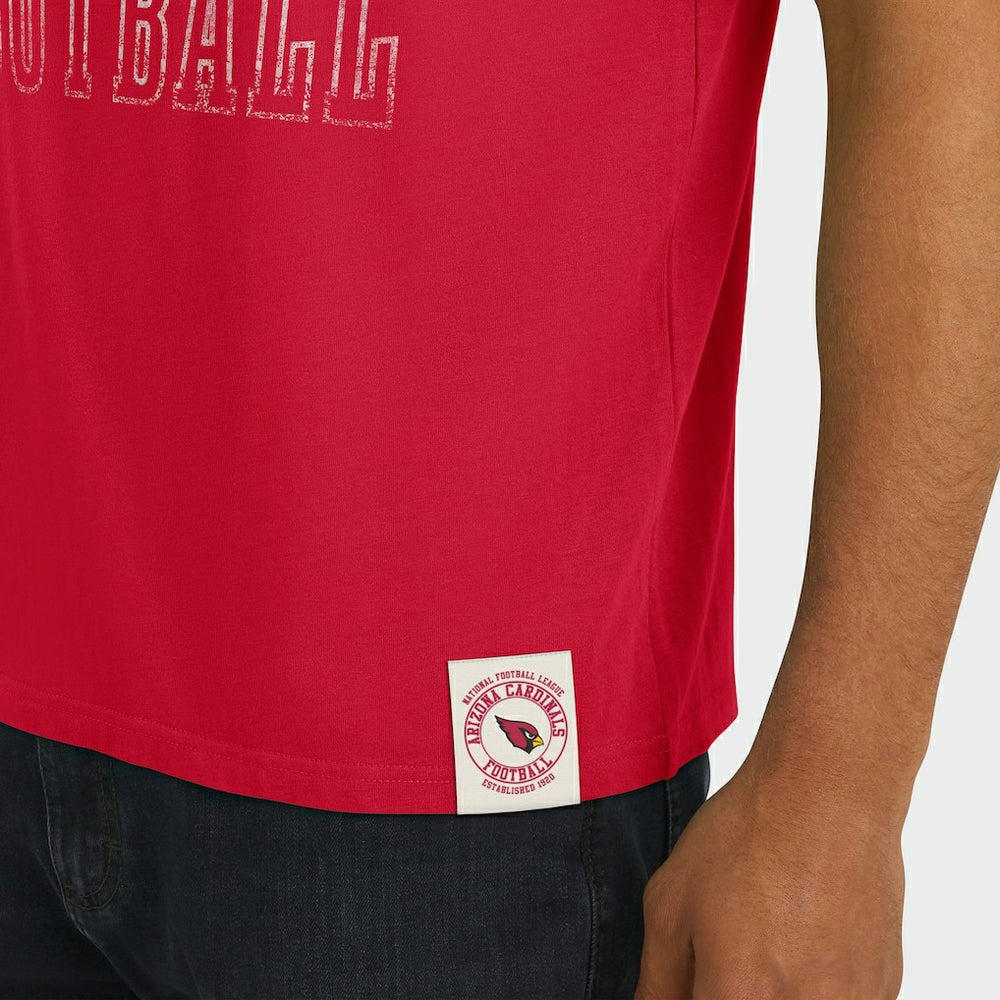 Darius Rucker Collection Football Stripe Sleeve T-Shirt - Arizona Cardinals