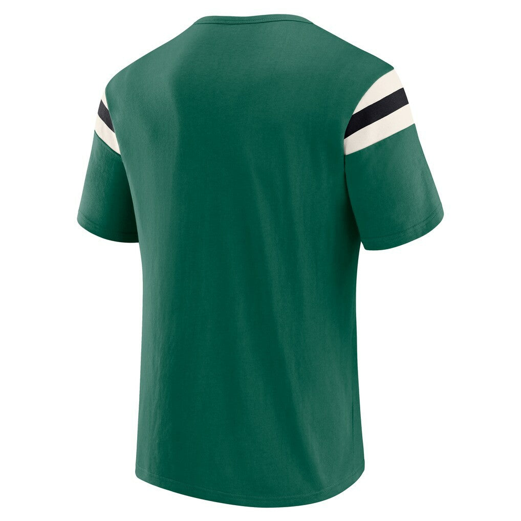Darius Rucker Collection Football Stripe Sleeve T-Shirt - New York Jets