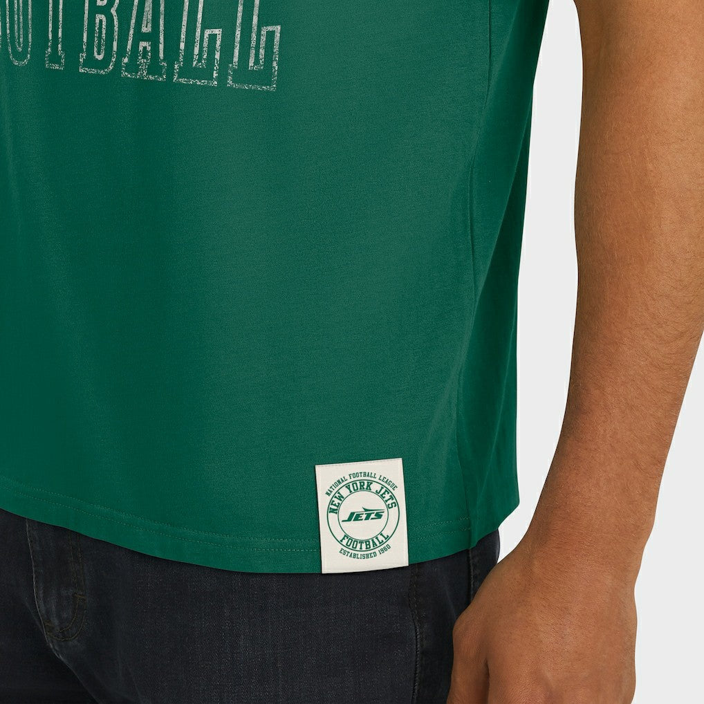 Darius Rucker Collection Football Stripe Sleeve T-Shirt - New York Jets