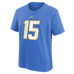Ladd McConkey  Youth Player Name & Number T-Shirt - Los Angeles Chargers