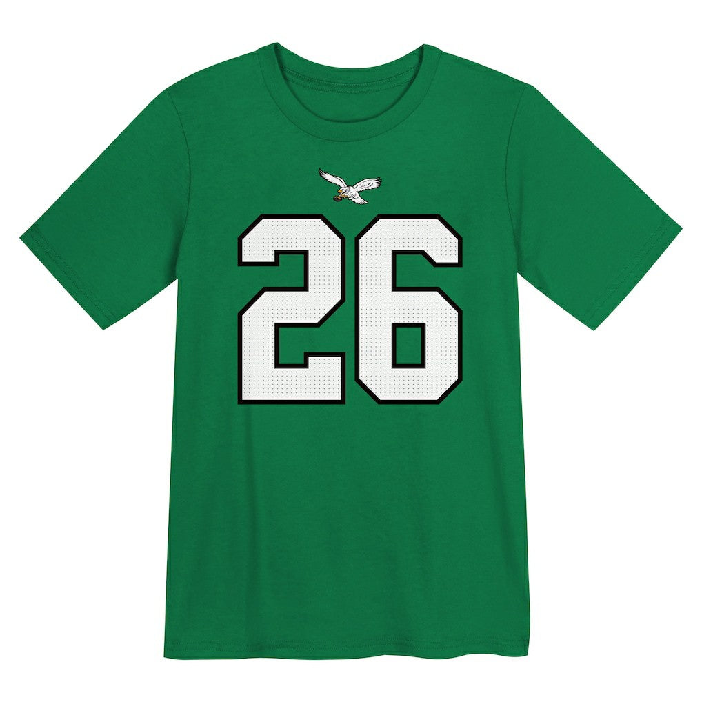 Saquon Barkley  Preschool Player Name & Number T-Shirt - Philadelphia Eagles
