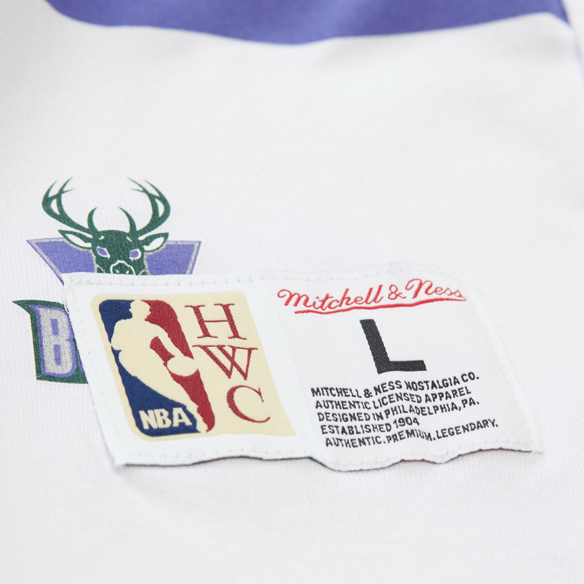 NBA Milwaukee Bucks Unisex Hardwood Classics Vintage Team Origins Premium T-Shirt