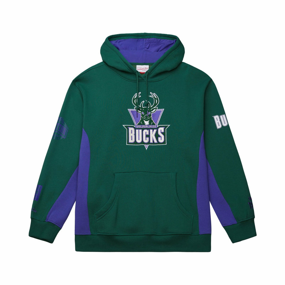 NBA Milwaukee Bucks Hardwood Classics Team Origins Fleece Pullover Hoodie