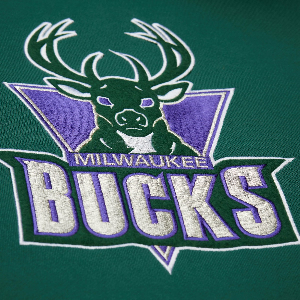NBA Milwaukee Bucks Hardwood Classics Team Origins Fleece Pullover Hoodie