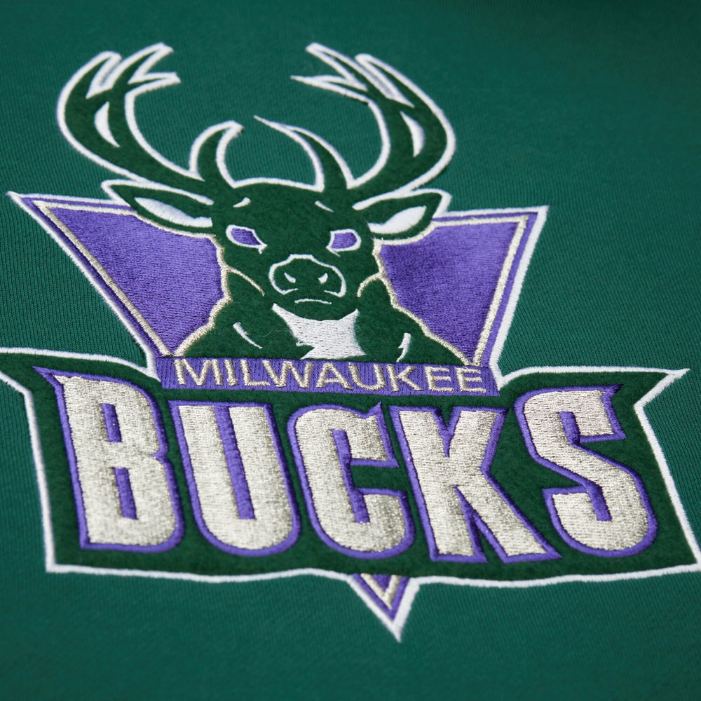 NBA Milwaukee Bucks Hardwood Classics Team Origins Fleece Pullover Hoodie