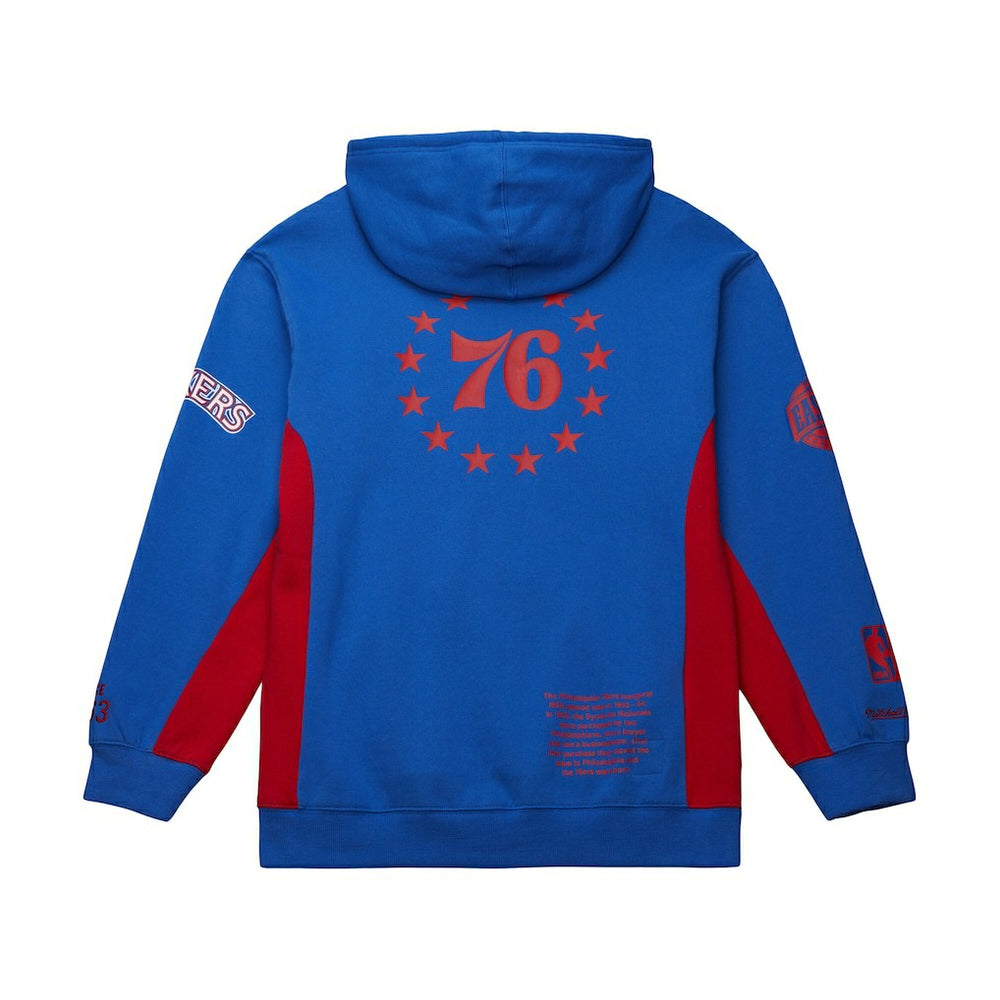 NBA Philadelphia 76ers Hardwood Classics Team Origins Fleece Pullover Hoodie