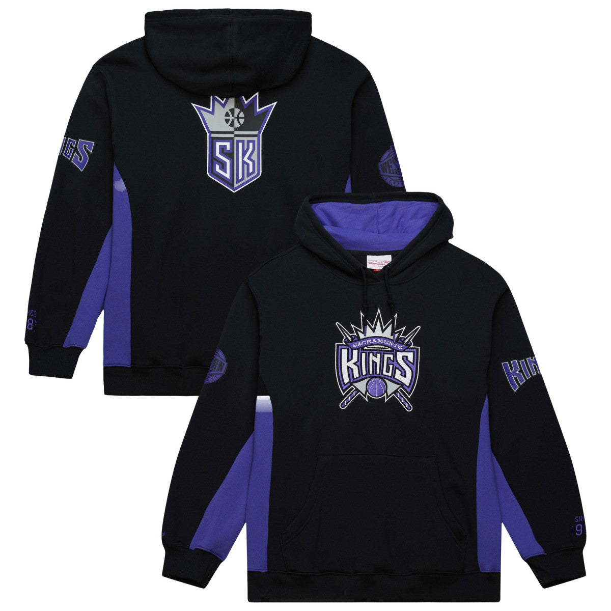 NBA Sacramento Kings Hardwood Classics Team Origins Fleece Pullover Hoodie