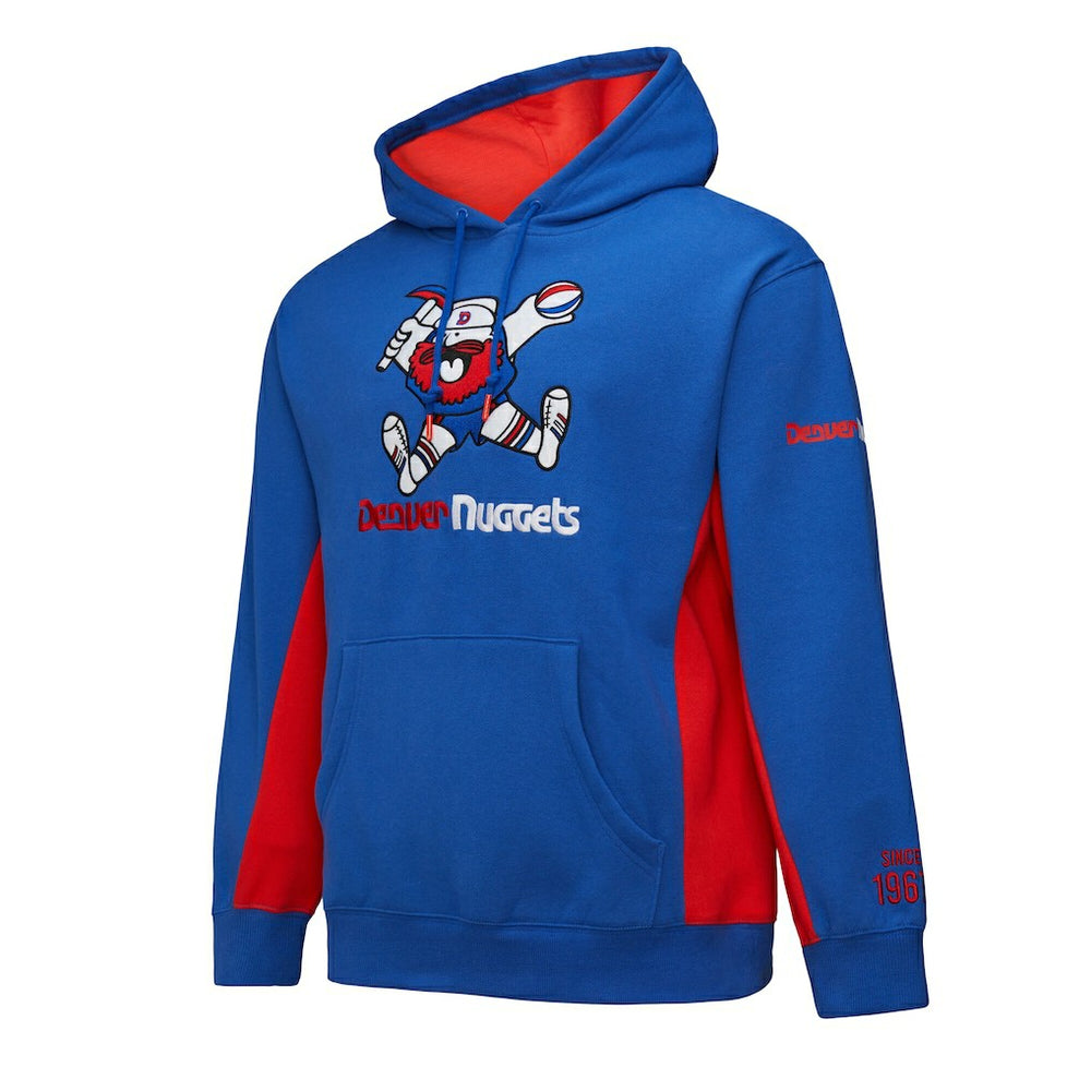 NBA Denver Nuggets Hardwood Classics Team Origins Fleece Pullover Hoodie sale