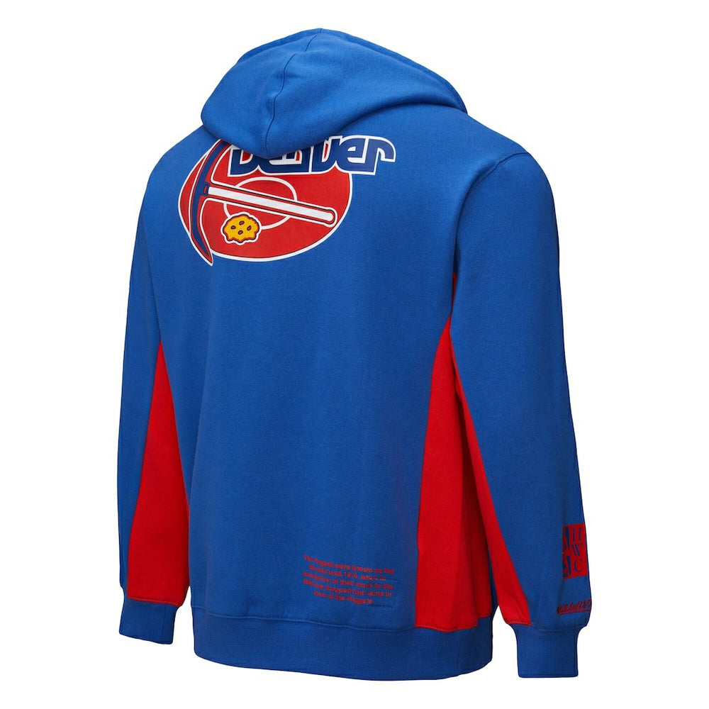 NBA Denver Nuggets Hardwood Classics Team Origins Fleece Pullover Hoodie sale