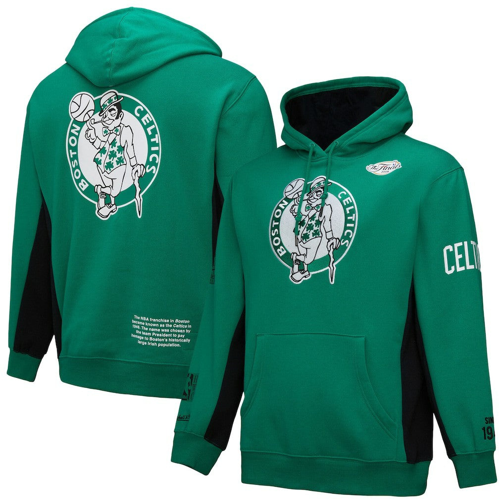 NBA Boston Celtics Hardwood Classics Team Origins Fleece Pullover Hoodie