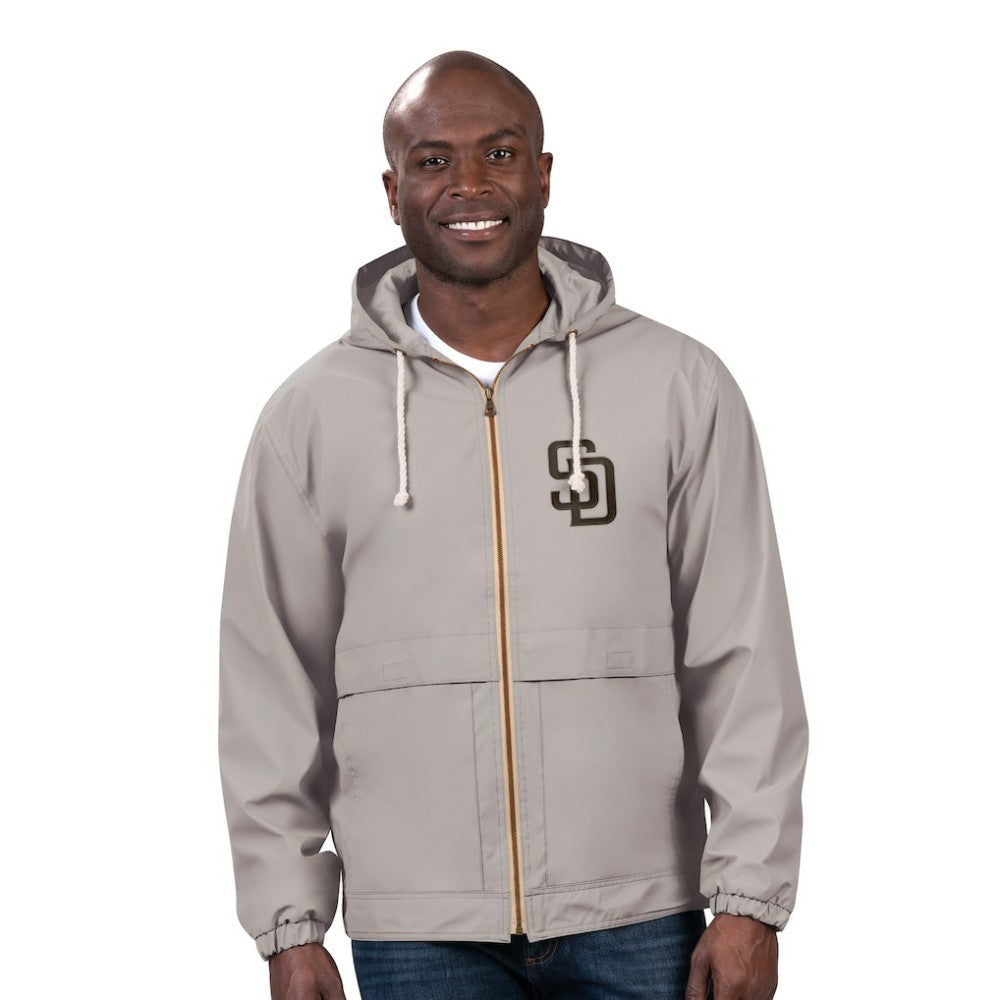 MLB San Diego Padres G-III Sports by Carl Banks Full-Zip Rain Jacket