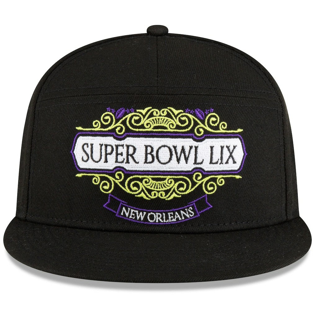 Super Bowl LIX Tarmac Split Panel 9FIFTY Snapback Hat - Philadelphia Eagles