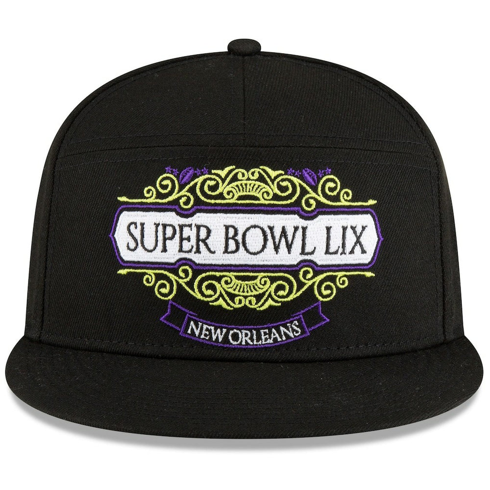 Super Bowl LIX Tarmac Split Panel 9FIFTY Snapback Hat - Philadelphia Eagles