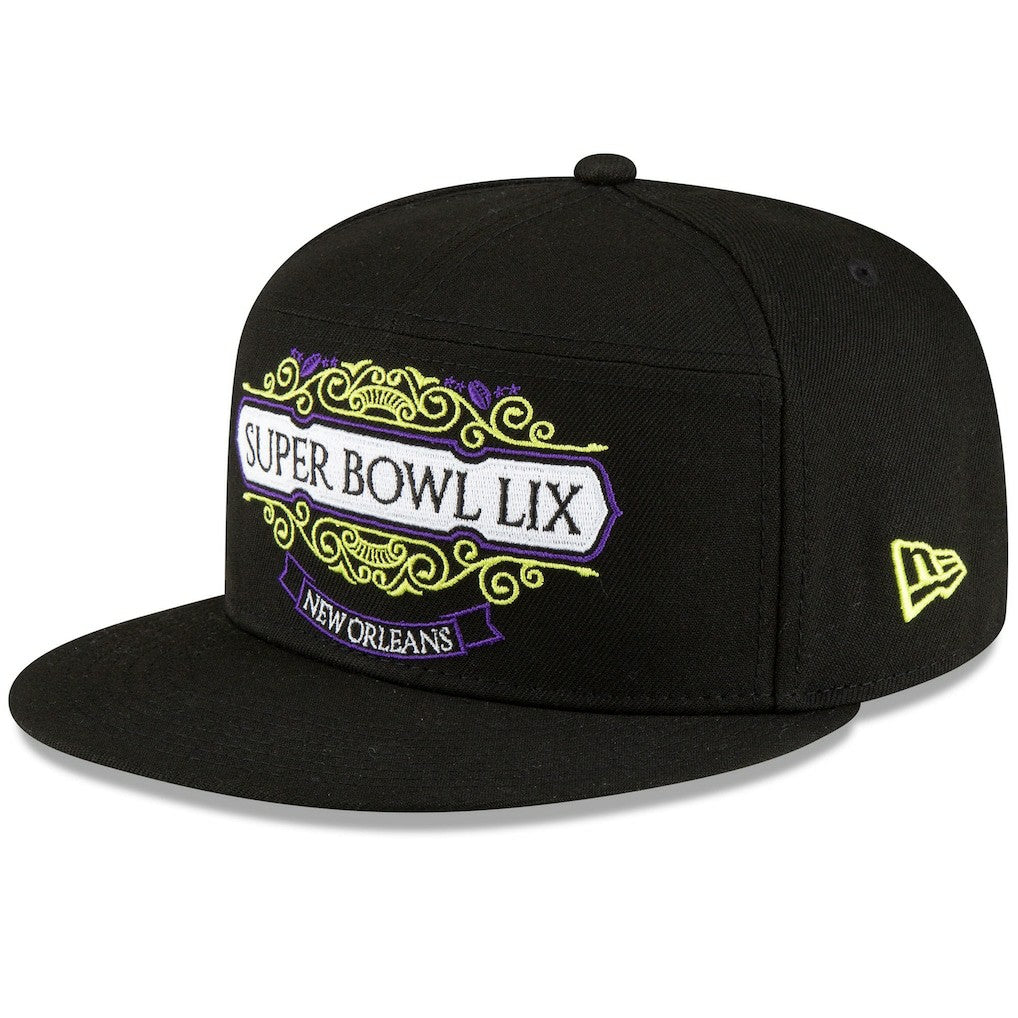 Super Bowl LIX Tarmac Split Panel 9FIFTY Snapback Hat - Philadelphia Eagles