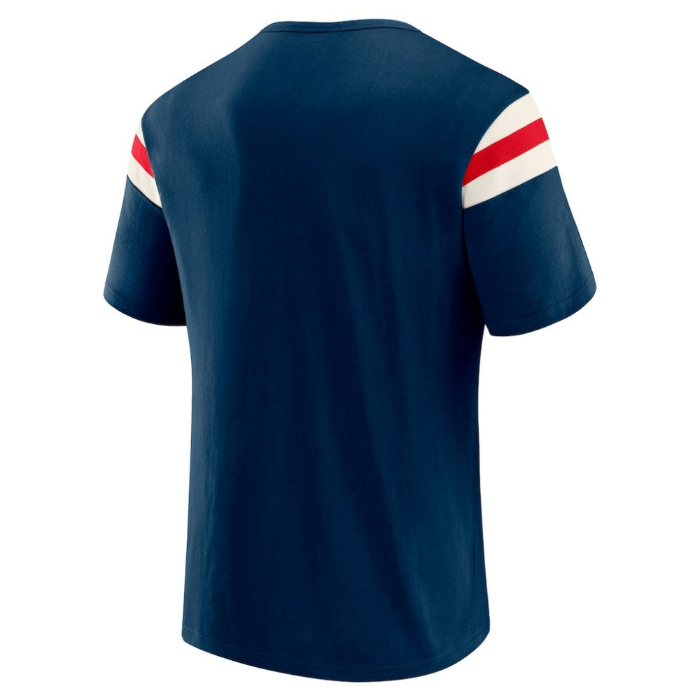 MLB Boston Red Sox Darius Rucker Collection by Fanatics Distressed Sleeve Stripe T-Shirt